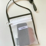 bag-A/W  《【khaki】》夏にピッタリ　メッシュのサコッシュ
