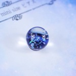 銀河・片耳ピアス（めっきパーツ）