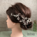 小枝アクセサリー　ヘッドドレス　ボタニカル リーフ