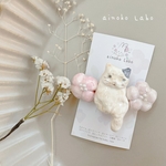 ご予約のお客様専用 ✳︎ オリジナル 樹脂粘土 ムーンちゃん バレッタ  ✳︎