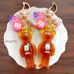 【レジン作品】プリン🍮クマちゃんキーホルダー