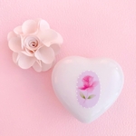 🌹❤︎ミシェ様ご予約❤︎薔薇のハートのジュエリーBOX♡