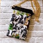 リアル牛柄🐄スマホショルダーポーチ