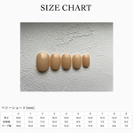 測定用クリアチップ　ネイルチップ　ベリーショート
