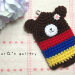 【celes3様ご注文品☆】クマくんのＩＣカードケース☆