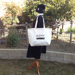 ARMY LLサイズ ロゴトートバッグ