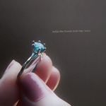 インディゴ　/カイヤナイトのtwist ring