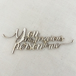 You are a precious person to me タイトルチップボード（3個入り）