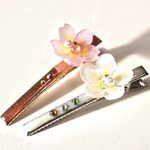 お花のヘアクリップセット