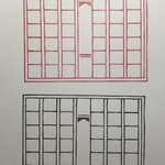 原稿用紙風メモ消しゴムはんこ