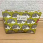 北欧ハリネズミからし＊ポーチ