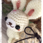 あみぐるみ*白うさぎちゃん*2500円→1300円