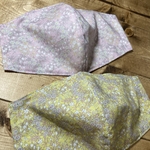 薄くて可愛い　夏マスク　ピンク　黄色