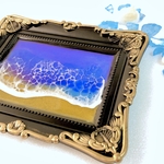 【一点限定】海レジン sea plate ~Black~