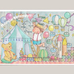 ポストカード　HappyBirthday　(spc-062)