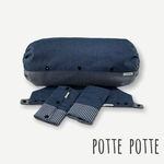 《デニム②×ヒッコリー》抱っこ紐カバー3点セット♪