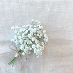 手のひらサイズのミニスワッグ♡ かすみ草