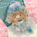 🌸ocorinbo412様専用ページ🌸謎めく瞳のポエム姫🍼🧼小さなわたあめベビーベア♡くまぬいぐるみ♡哺乳瓶♡baby雑貨　グッズ　しゃぼん玉　水色
