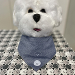 ビションフリーゼ  保冷剤ポケット付きリバーシブルバンダナ 