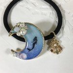 マーメイド　人魚姫の髪飾り　ヘアゴム  レジン