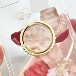 スマホリング　バンカーリング　ハンドメイド　恋のストーン