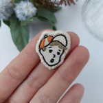 【手刺繍】「どこかで会ったことある？」シリーズのワッペン・アップリケ