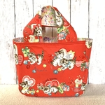 ハッピー子ねこのお買い物バッグ(小)