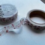 Masking tape【 Bloom line 】Red