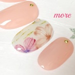 フラワーネイル♪押し花風ネイルチップ