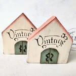 new✩木製ミニチュアハウス(M)WHITE