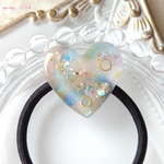 いろどりドロップ＊のかけら ヘアゴム レジン 