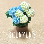 ☆送料無料☆ずっと一緒だよ/白、青紫陽花