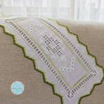 ハーダンガー刺繍のテーブルマット　(Original work No.55)