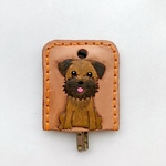 【オーダー品】ボーダー・テリア Border・Terrier 犬種別 キーカバー キーケース レザークラフト 本革 
