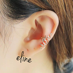 大ぶり silver925 ボタニカルレースイヤーカフ LEAF EAR CUFF リーフイヤーカフ イヤーカフS925 Silver925 アレルギー対応
