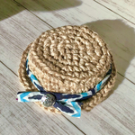 【受注製作】アロハシャツにも🏝犬用麦わら帽子