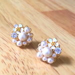 忘れな草とパールのお上品♡春ピアス