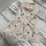 【セール】犬服　✴︎ワンピース✴︎ 香水柄　ピンク完売！