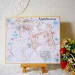 ordermade✵似顔絵イラスト色紙✵記念日やプレゼントに