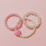 ♡推し色ビーズリング♡(ピンク)