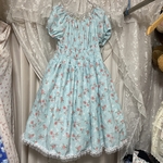 ⑤⓪大きいサイズ＊LL〜5Lほど＊花柄ワンピース