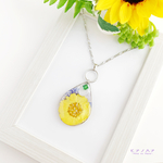 ◇花レジン◇夏の花畑のネックレス