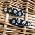再販♡パッチンピン5cm♡マーガレット刺繍