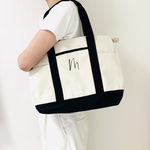 キャンパス2wayマザーズトートバッグ♡お名前イニシャル入