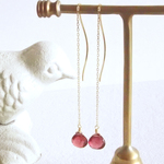 K10 Garnet Earrings
