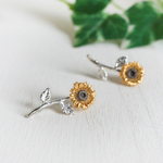 太陽の花ひまわりのピアス【受注生産】