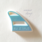 フィンはんこ《surf's up》