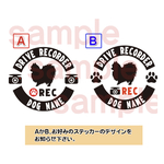ポメラニアン ポメ ドライブレコーダーステッカー ドラレコ 丸型 可愛いステッカー 犬 給油口 ステッカー リアガラス 車