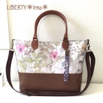 36576139様オーダー品 LIBERTY＜イルマ＞ビニコ横長トート②