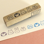 ゴム版はんこ・どうぶつライン